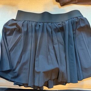 TnAction Light Pink & Black Tennis Skirt